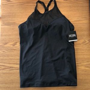 Victoria’s Secret built in bra strappy tank size L